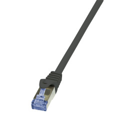 LogiLink PrimeLine Cat.7 S/FTP 0.25m tinklo kabelis Juoda 0,25 m Cat7 S/FTP (S-STP)