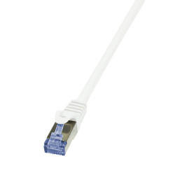 LogiLink PrimeLine Cat.7 S/FTP 0.25m tinklo kabelis Balta 0,25 m Cat7 S/FTP (S-STP)