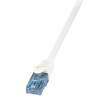 LogiLink CP3071U tinklo kabelis Balta 5 m Cat6a U/UTP (UTP)