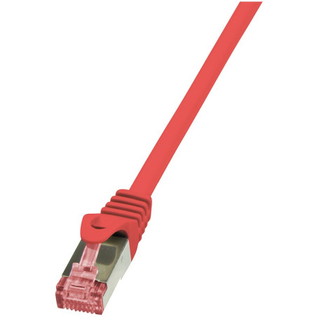 LogiLink Cat.6 S/FTP, 0.5m tinklo kabelis Raudona 0,5 m Cat6 S/FTP (S-STP)