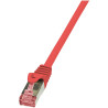 LogiLink Cat.6 S/FTP, 0.5m tinklo kabelis Raudona 0,5 m Cat6 S/FTP (S-STP)