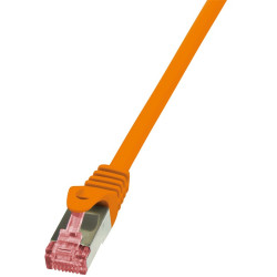 LogiLink Cat.6 S/FTP, 1m tinklo kabelis Oranžinė Cat6 S/FTP (S-STP)