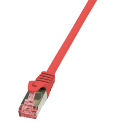 LogiLink 3m Cat.6 S/FTP tinklo kabelis Raudona Cat6 S/FTP (S-STP)