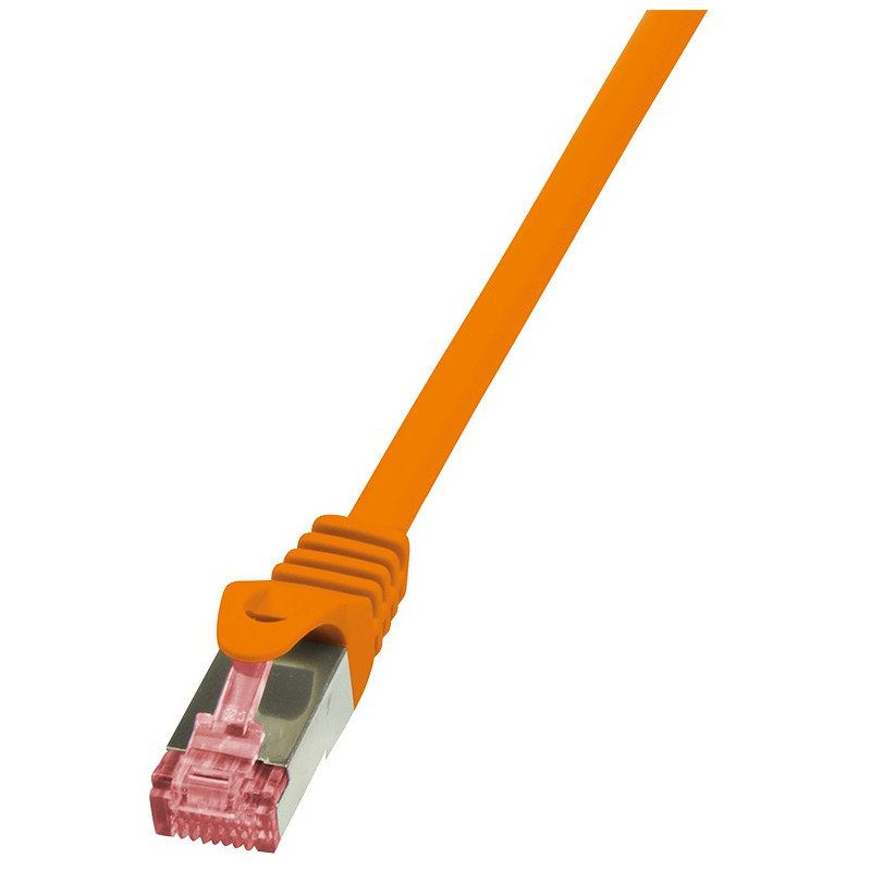 LogiLink Cat.6 S/FTP, 3m tinklo kabelis Oranžinė Cat6 S/FTP (S-STP)