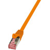LogiLink Cat.6 S/FTP, 3m tinklo kabelis Oranžinė Cat6 S/FTP (S-STP)