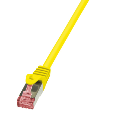 LogiLink 7.5m Cat.6 S/FTP tinklo kabelis Geltona 7,5 m Cat6 S/FTP (S-STP)