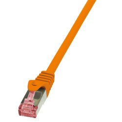 LogiLink 10m Cat.6 S/FTP tinklo kabelis Oranžinė Cat6 S/FTP (S-STP)