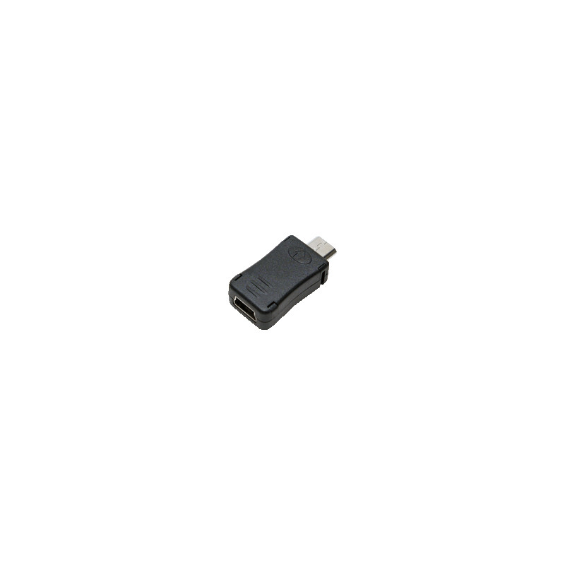 LogiLink AU0010 kabelių lizdinio / kištukinio jungčių tipo keitiklis Micro USB Mini USB Juoda