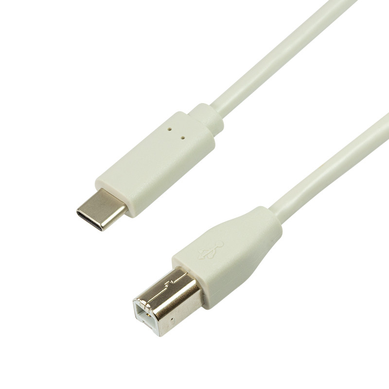 LogiLink CU0160 USB kabelis USB 2.0 1 m USB C USB B 0,48 Gbit/s Balta