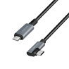 LogiLink CU0183 USB kabelis USB 2.0 2 m USB C 0,48 Gbit/s 100 W Juoda, Sidabras