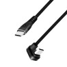 LogiLink CU0190 USB kabelis USB 2.0 1 m USB C 0,48 Gbit/s 60 W Juoda