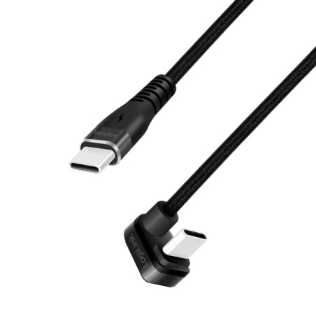 LogiLink CU0191 USB kabelis USB 2.0 2 m USB C 0,48 Gbit/s 60 W Juoda