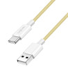 LogiLink CU0332 USB kabelis USB 2.0 0,5 m USB A USB C 0,48 Gbit/s 60 W Geltona