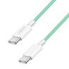 LogiLink CU0343 USB kabelis USB 2.0 0,5 m USB C 0,48 Gbit/s 60 W Žalia