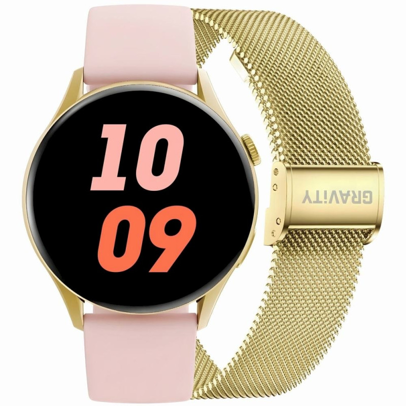 Smartwatch Gravity Gold Strap + Bracelet GT11-3 / gold