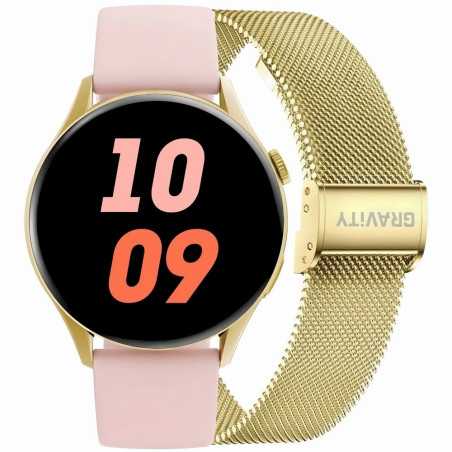 Smartwatch Gravity Gold Strap + Bracelet GT11-3 / gold
