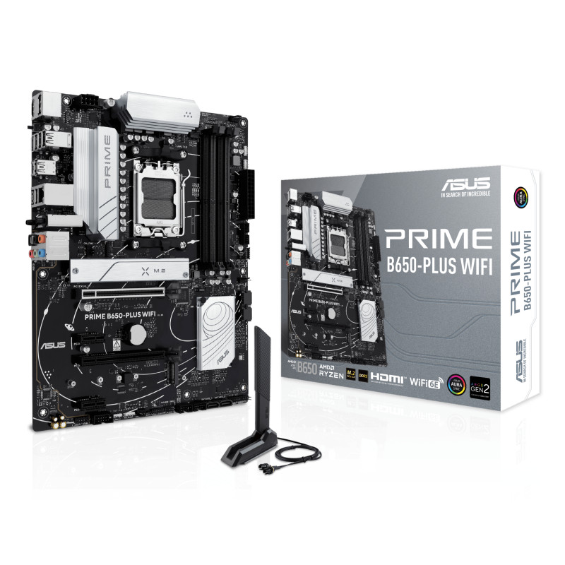 ASUS PRIME B650-PLUS WIFI AMD B650 AM5 lizdas ATX