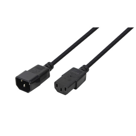 LogiLink CP091 maitinimo kabelis Juoda 1,8 m C14 šakotuvas C13 šakotuvas