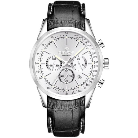 Giewont Chronograph Sapphire Men’s Watch GW7650-A1 / silver