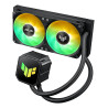 ASUS TUF GAMING LC III 240 ARGB Procesorius Universalusis skystinis aušintuvas 12 cm Juoda