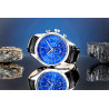 Giewont Men's Chronograph Sapphire Watch / Silver-Blue