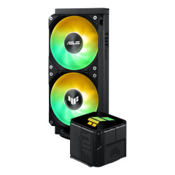 ASUS TUF GAMING LC III 240 ARGB Procesorius Universalusis skystinis aušintuvas 12 cm Juoda