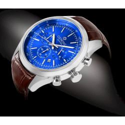Giewont Chronograph Sapphire Men’s Watch / silver blue