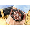 Giewont Men’s Chronograph Sapphire Watch / black-brown