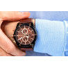 Giewont Men’s Chronograph Sapphire Watch / black-brown