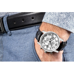 Giewont Men's Chronograph Sapphire Watch GW6260-A1 / silver