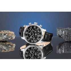 Giewont Chronograph Sapphire Men's Watch GW6260-A2 / silver-black
