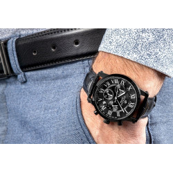 Giewont Men's Watch Chronograph Sapphire / black