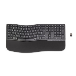 HP 680 Comfort Dual-Mode Keyboard klaviatūra Namo RD belaidis ryšys + „Bluetooth“ QWERTY Anglų Juoda