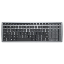 DELL KB740 klaviatūra Biuras RD belaidis ryšys + „Bluetooth“ QWERTY JAV tarptautinė versija Pilka, Juoda
