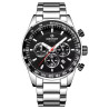 Giewont Chronograph Sapphire Men's Watch / silver/black