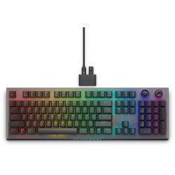 Alienware Tri-Mode AW920K klaviatūra Žaidimams USB + RF Wireless + Bluetooth Pilka