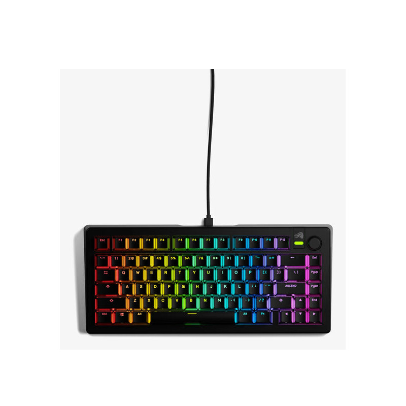 Glorious Gaming GMMK 3 Prebuilt klaviatūra Žaidimams USB QWERTY Anglų (JAV) Juoda
