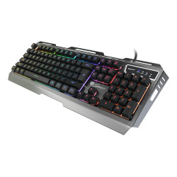 GENESIS Rhod 420 RGB klaviatūra Žaidimams USB QWERTY JAV tarptautinė versija Juoda