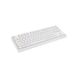 GENESIS Thor 404 TKL klaviatūra Žaidimams USB QWERTY JAV tarptautinė versija Balta