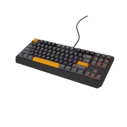 GENESIS Thor 230 TKL Anchor Gray Positive Outemu Red klaviatūra Žaidimams USB + RF Wireless + Bluetooth QWERTY Juoda, Pilka, Ora
