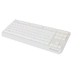 GENESIS Thor 230 TKL White Wireless Outemu Red klaviatūra Žaidimams USB + RF Wireless + Bluetooth QWERTY Anglų (JAV) Balta