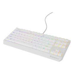 GENESIS Thor 230 TKL White Outemu Red klaviatūra Žaidimams USB QWERTY Anglų (JAV) Balta