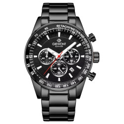Giewont Men's Chronograph Sapphire Watch GW9140-B2 / black