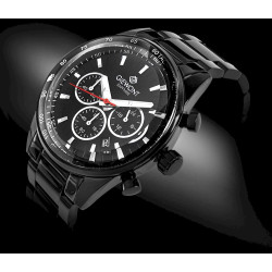 Giewont Men's Chronograph Sapphire Watch GW9140-B2 / black