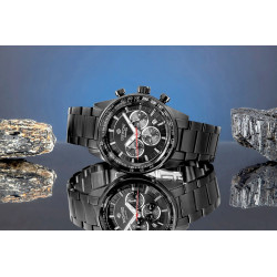 Giewont Men's Chronograph Sapphire Watch GW9140-B2 / black