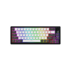 HATOR Skyfall 65 Pro Wireless (HTK4160) klaviatūra Žaidimams Anglų (JAV) Juoda, Pilka