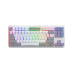 HATOR Rockfall 3 TKL Wireless (HTK851) White klaviatūra Universalus Anglų