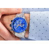 Giewont Men's Chronograph Sapphire Watch / silver/blue