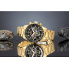 Giewont Chronograph Sapphire Men’s Watch / gold/black