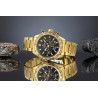 Giewont Men’s Chronograph Sapphire Watch / gold/black